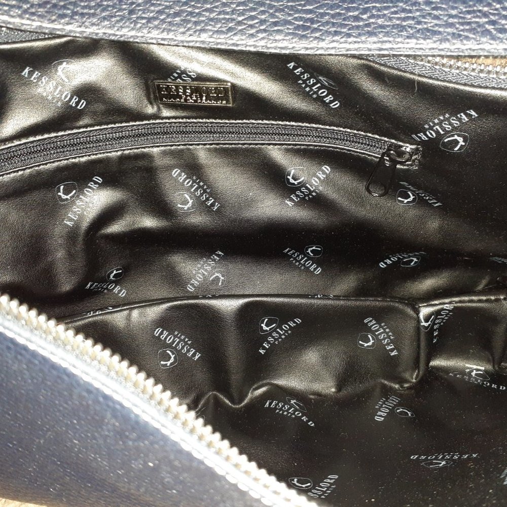 KESSLORD PARISS-Navy Blue Pebbled Leather - Picture 6 of 6